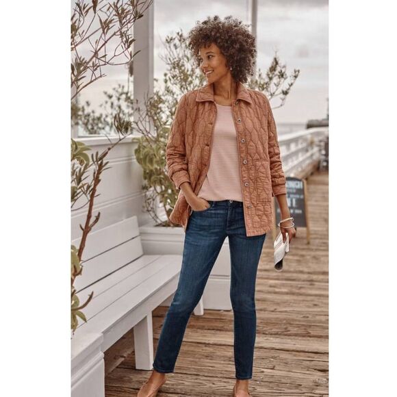 J. Jill Authentic Fit Slim-Leg Ankle Jeans - Picture 1 of 16